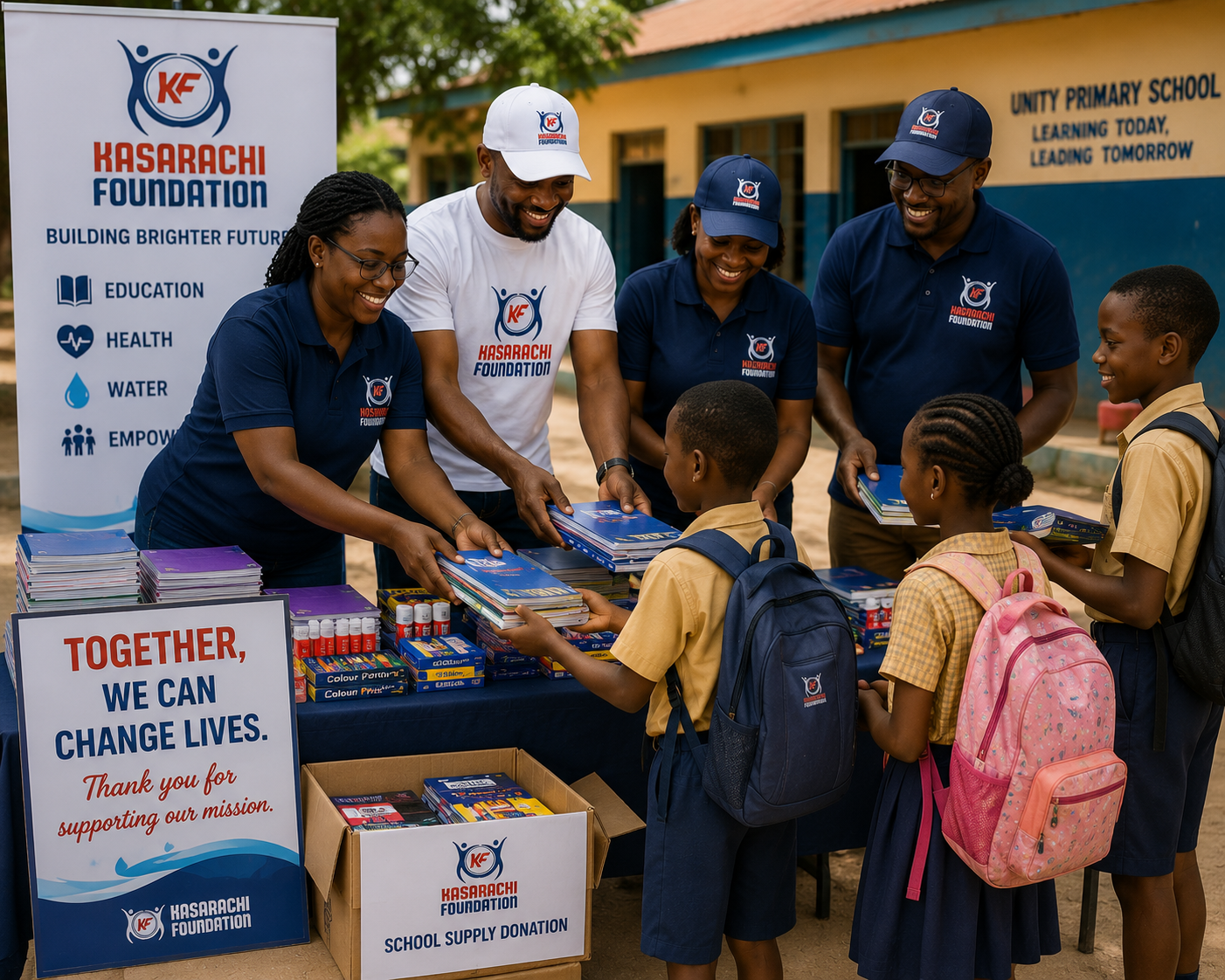 Children supported through the back-to-school program