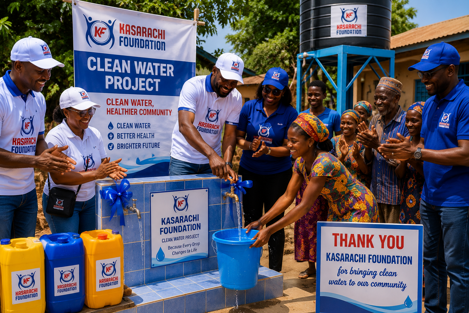 Completed clean water initiative in a rural community